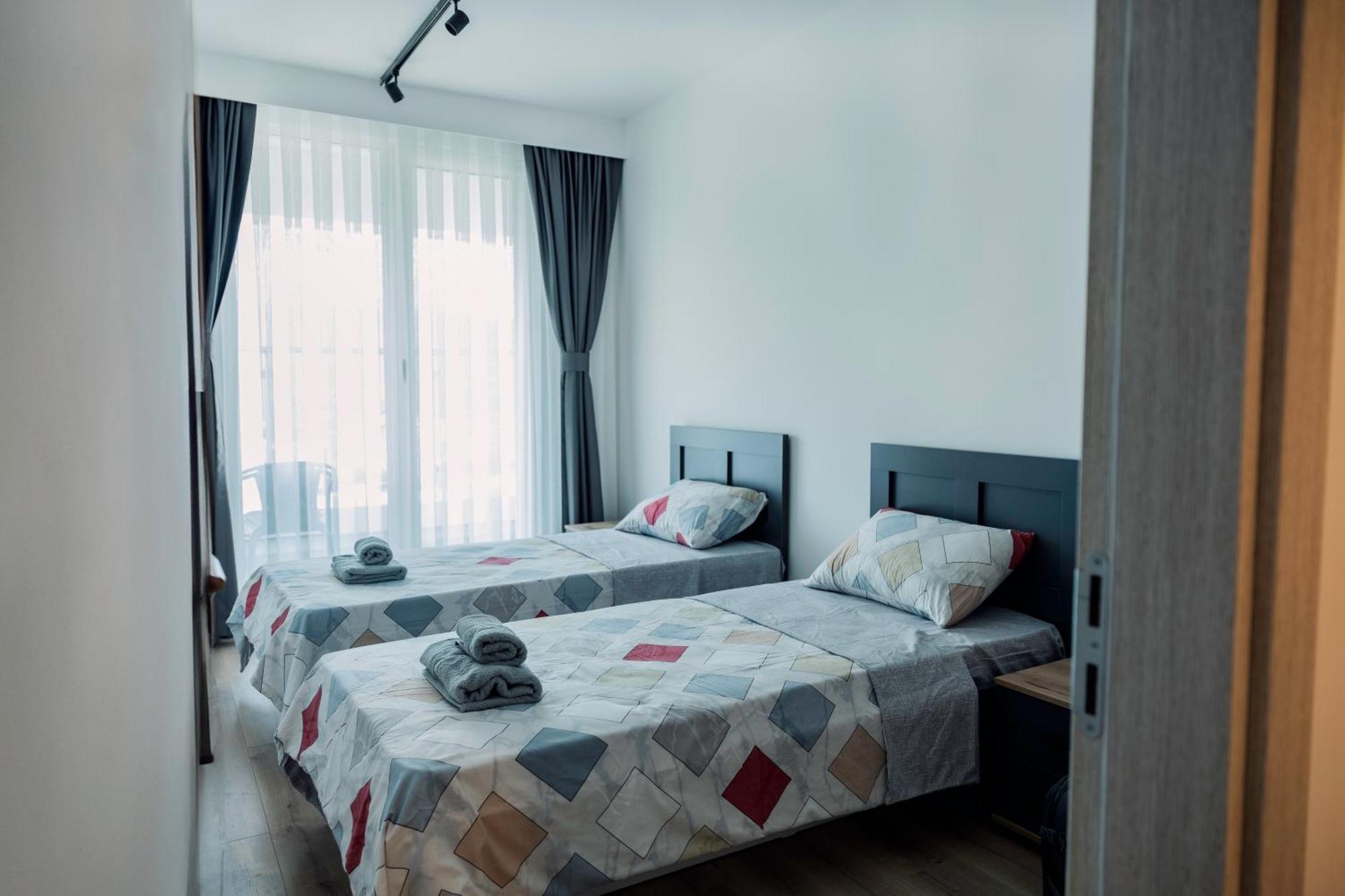 33Rd Floor Twin Apartments In Cevahir Sky City Complex With Pool, Spa, Fitness And Parking Included In Price สโกเปีย ภายนอก รูปภาพ